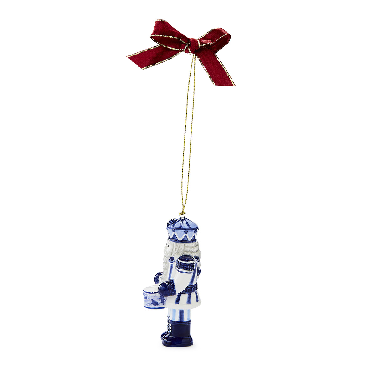 Blue Italian Nutcracker Ornament image number null